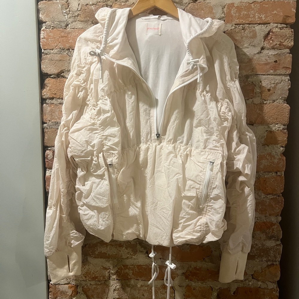 NWOT Free People Movement Happy Camper Pullover Oversized Jacket Sz M